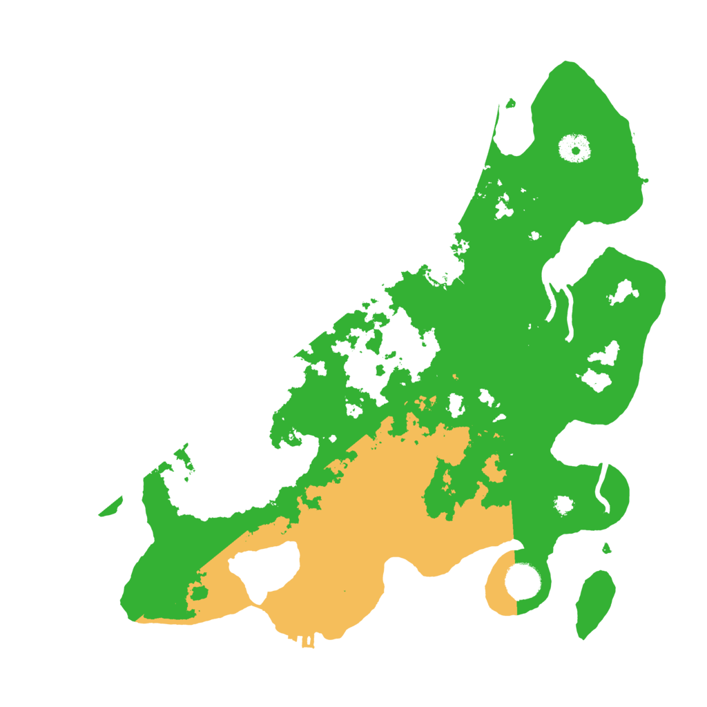 Biome Rust Map: Procedural Map, Size: 3500, Seed: 5506893