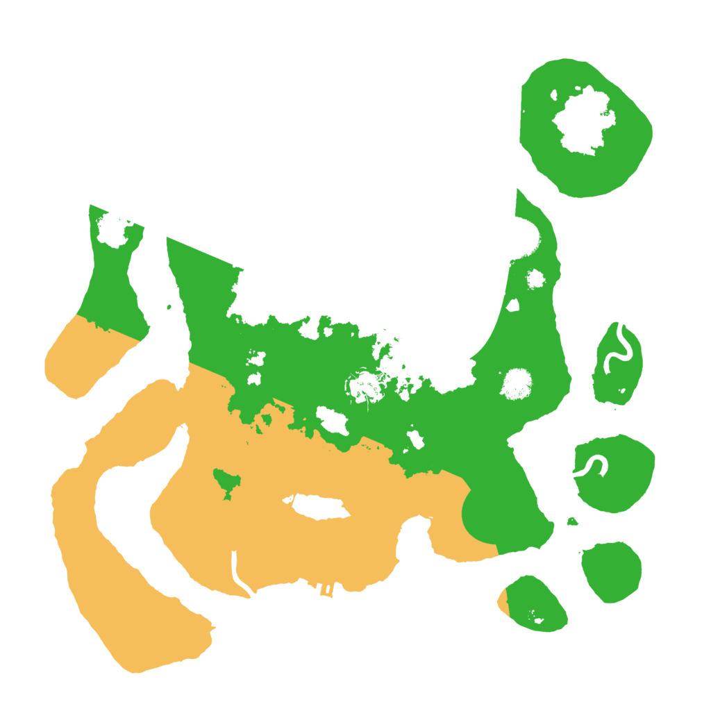 Biome Rust Map: Procedural Map, Size: 3500, Seed: 4698240