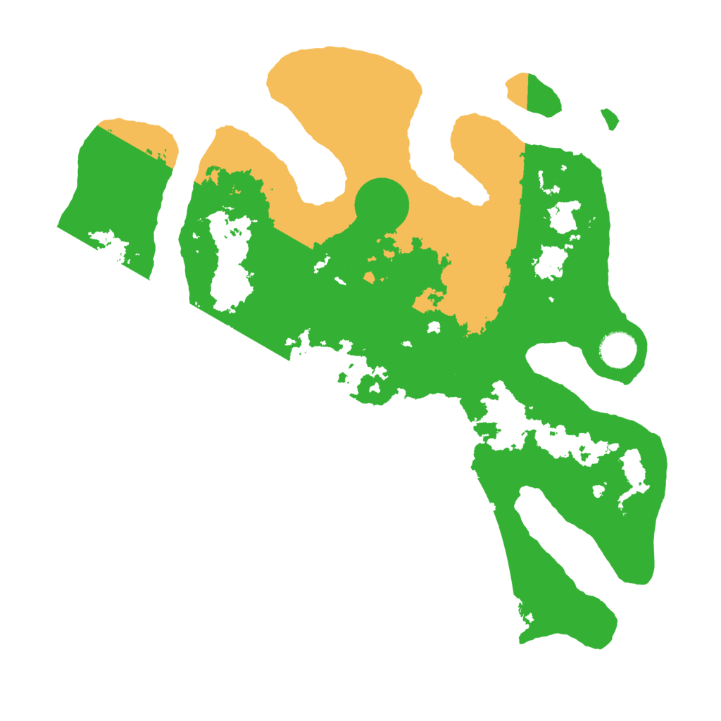 Biome Rust Map: Barren, Size: 3500, Seed: 1398379