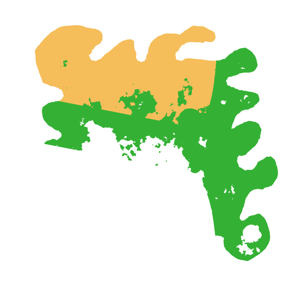 Biome Rust Map: Barren, Size: 3500, Seed: 2904792