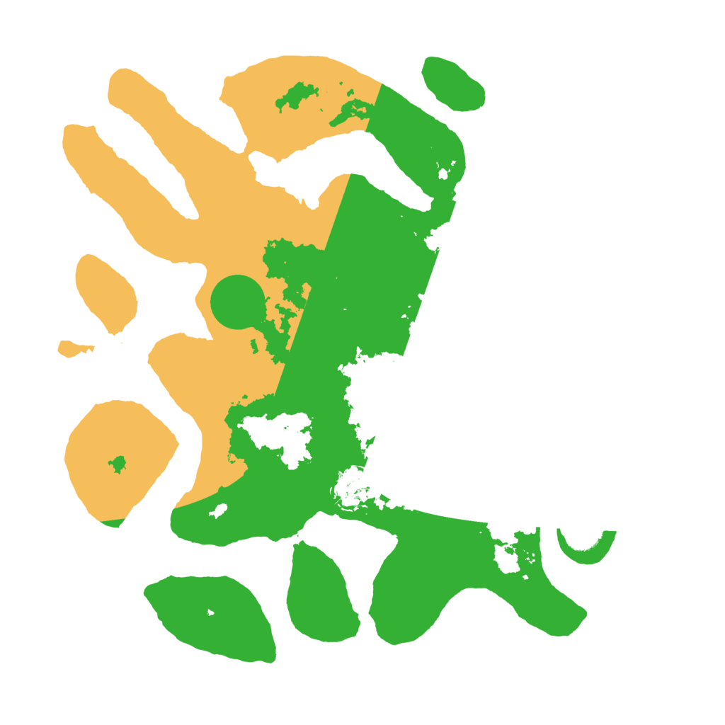 Biome Rust Map: Barren, Size: 3500, Seed: 4748151