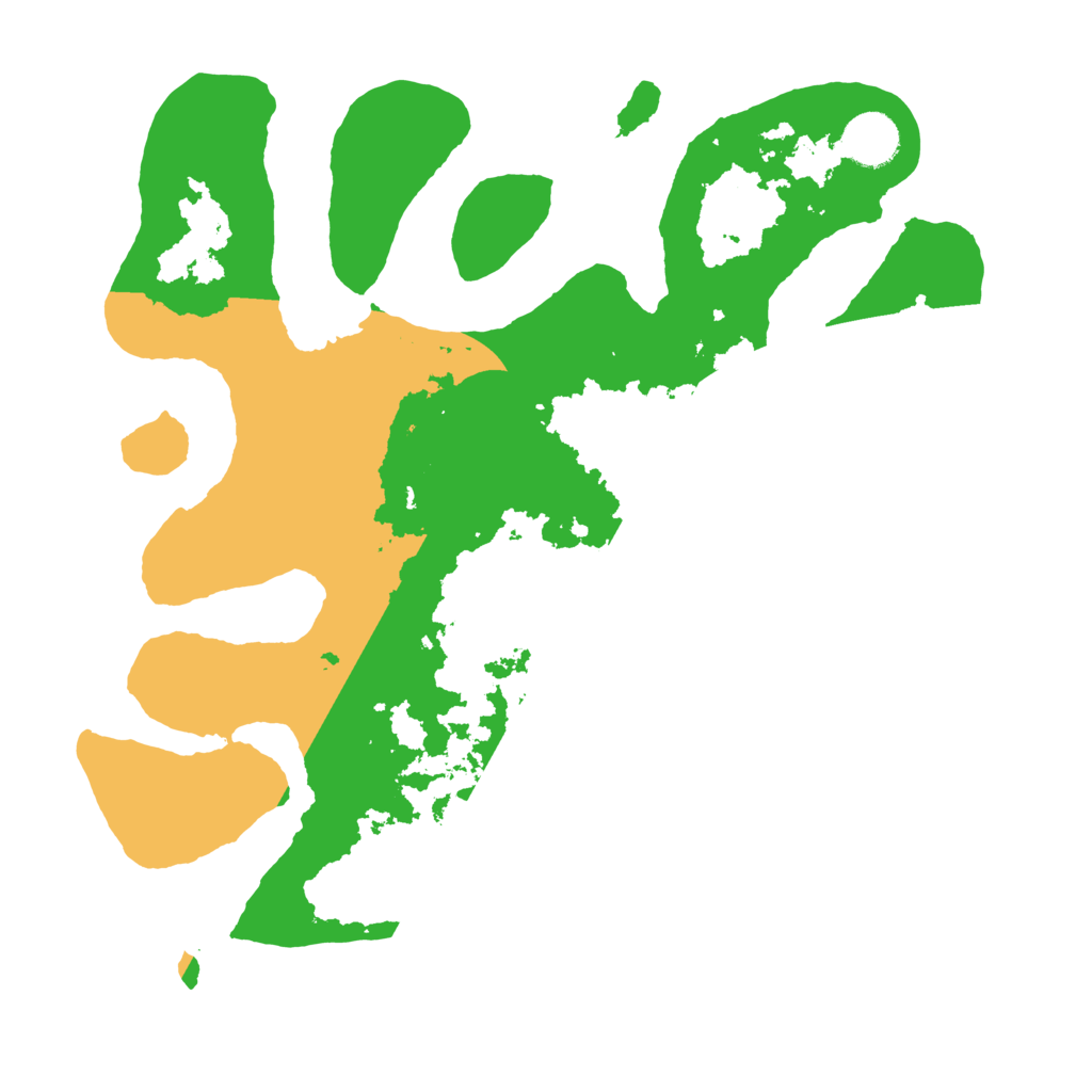 Biome Rust Map: Barren, Size: 3500, Seed: 5287976