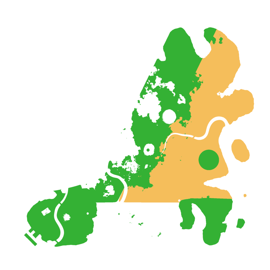 Biome Rust Map: Procedural Map, Size: 3500, Seed: 465328