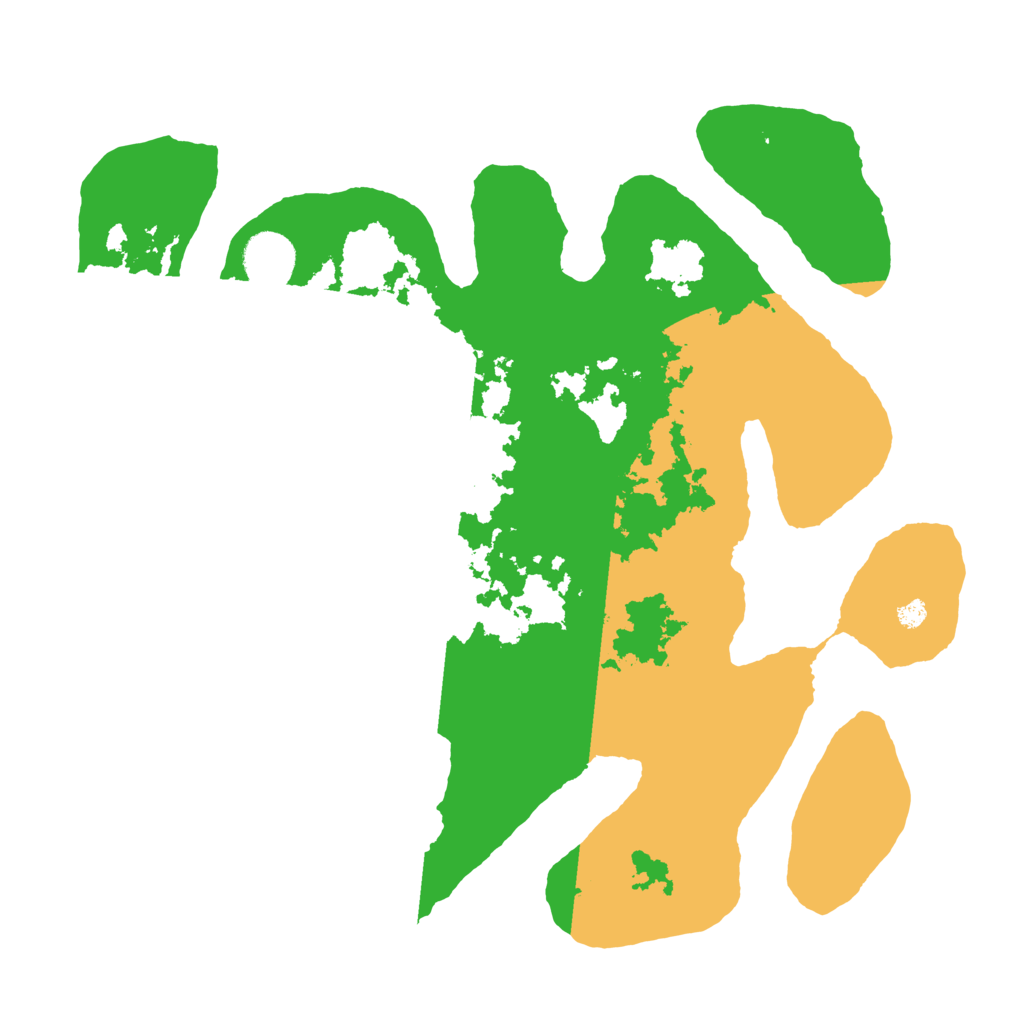 Biome Rust Map: Barren, Size: 3500, Seed: 3062330