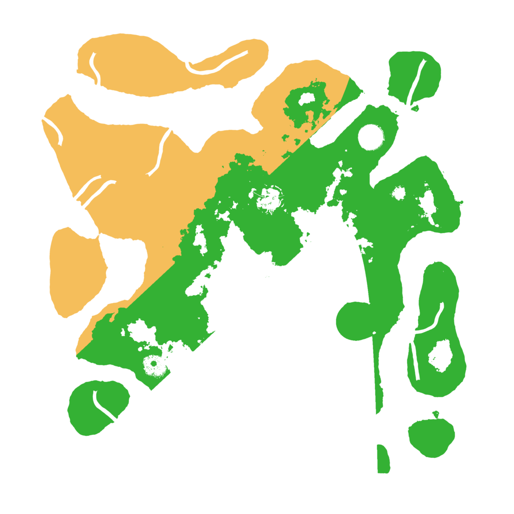 Biome Rust Map: Procedural Map, Size: 3500, Seed: 4287292