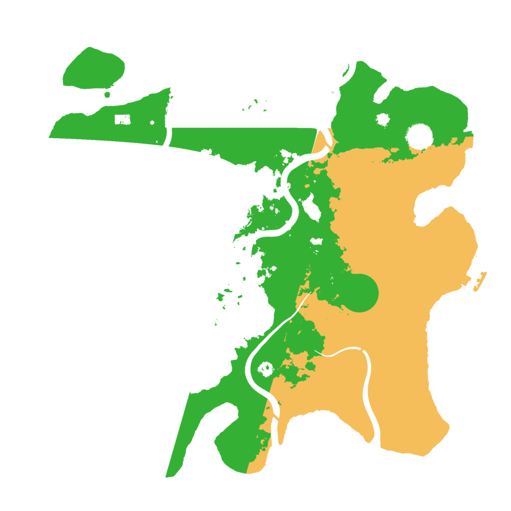 Biome Rust Map: Procedural Map, Size: 3500, Seed: 5816590