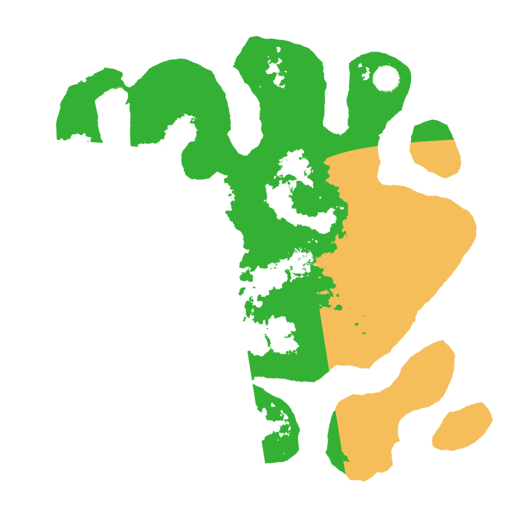 Biome Rust Map: Barren, Size: 3500, Seed: 1665333