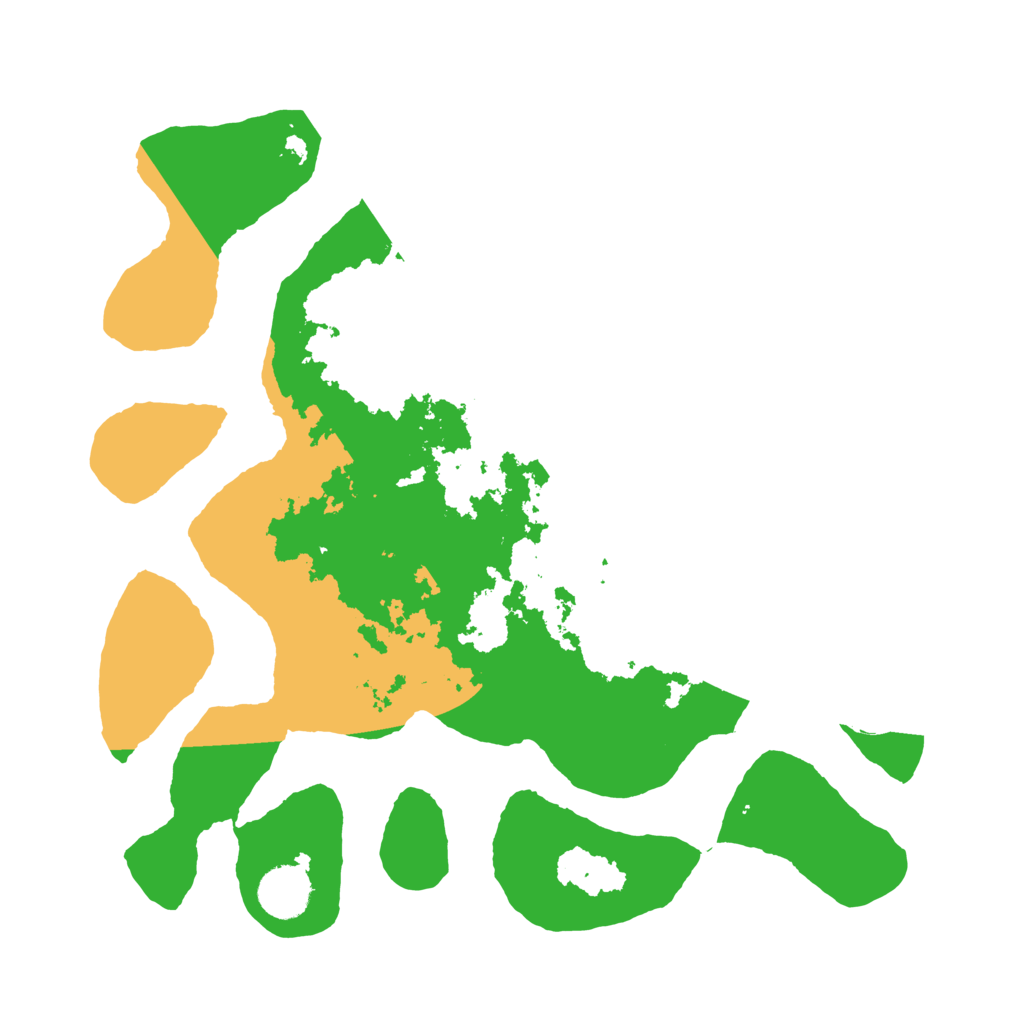 Biome Rust Map: Barren, Size: 3500, Seed: 3437373