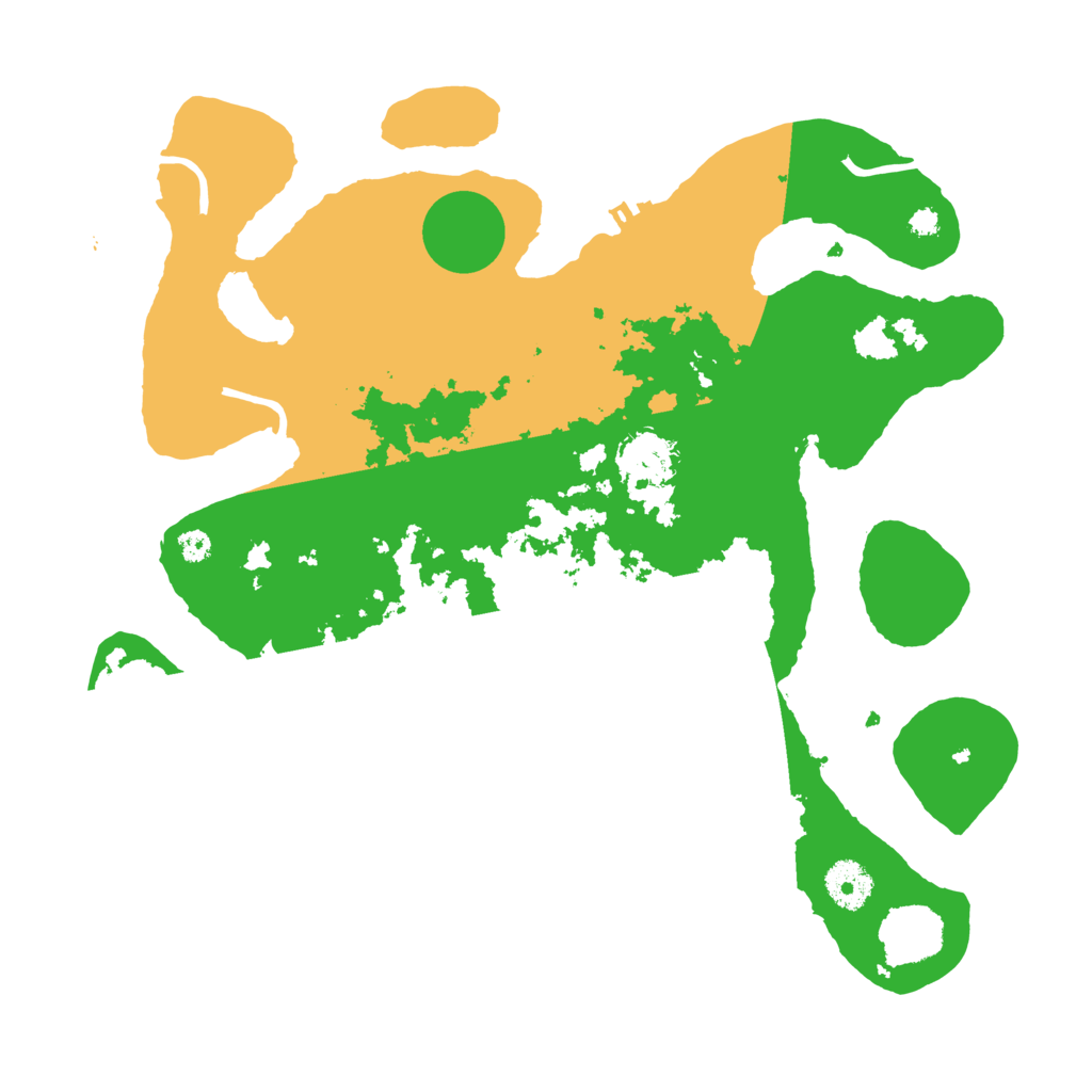 Biome Rust Map: Procedural Map, Size: 3500, Seed: 6327597