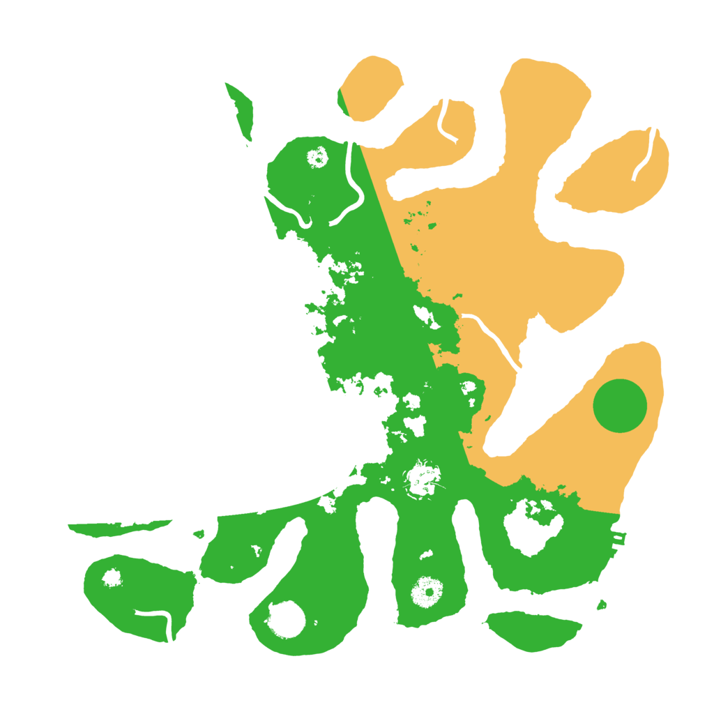 Biome Rust Map: Procedural Map, Size: 3500, Seed: 2675455