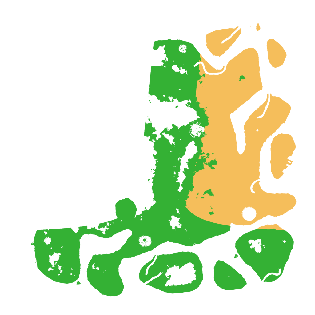 Biome Rust Map: Procedural Map, Size: 4000, Seed: 6380671