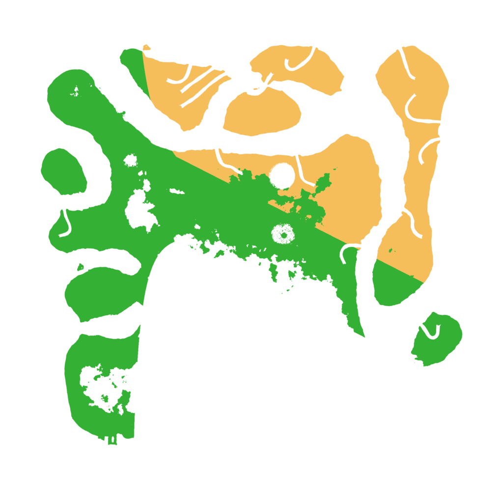 Biome Rust Map: Procedural Map, Size: 3500, Seed: 6418031