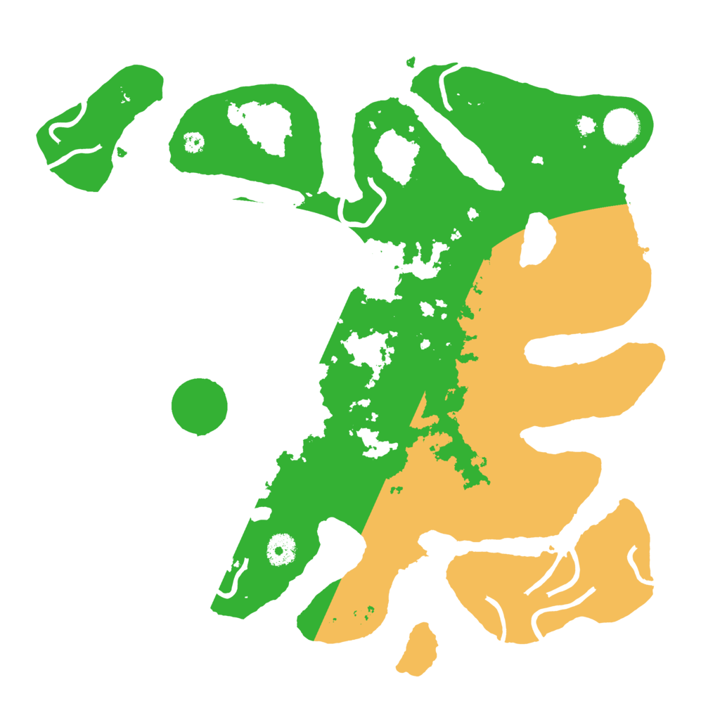 Biome Rust Map: Procedural Map, Size: 3500, Seed: 2208057