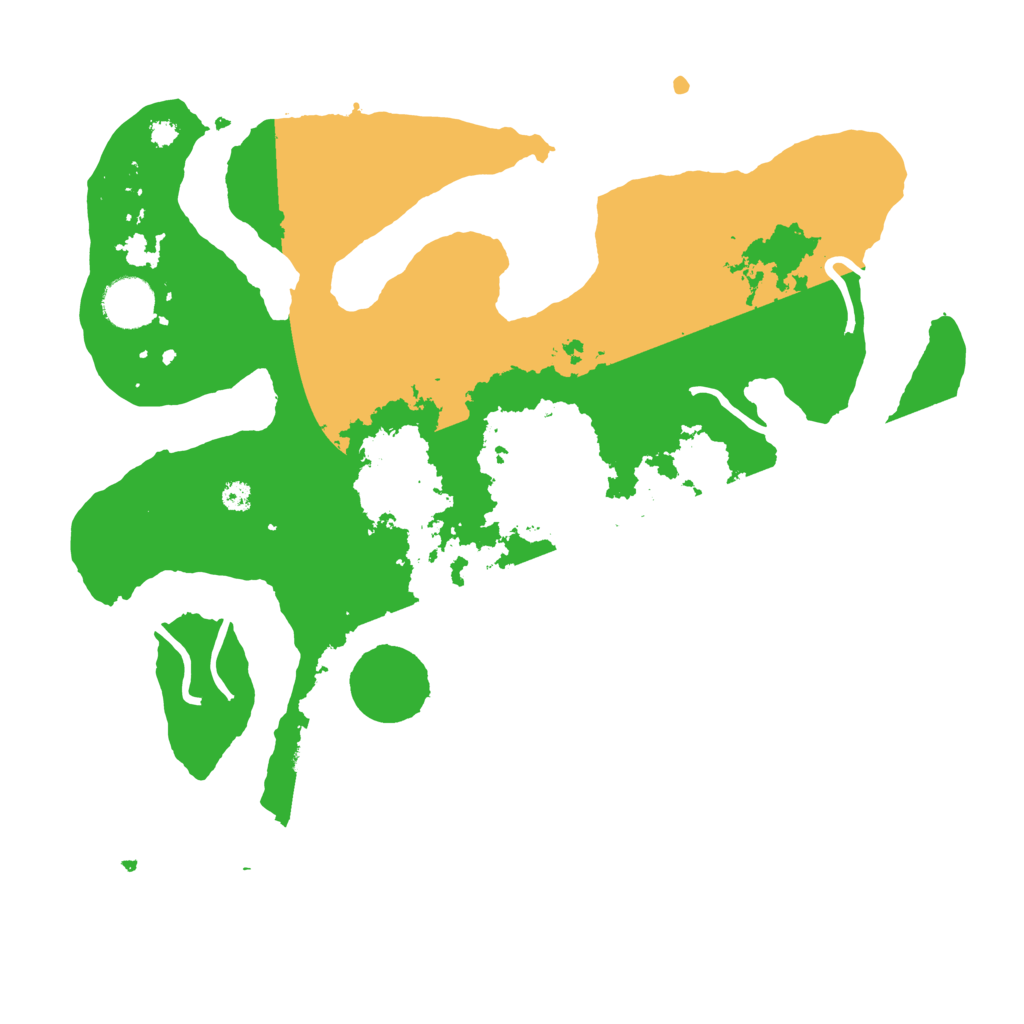 Biome Rust Map: Procedural Map, Size: 3500, Seed: 6451251