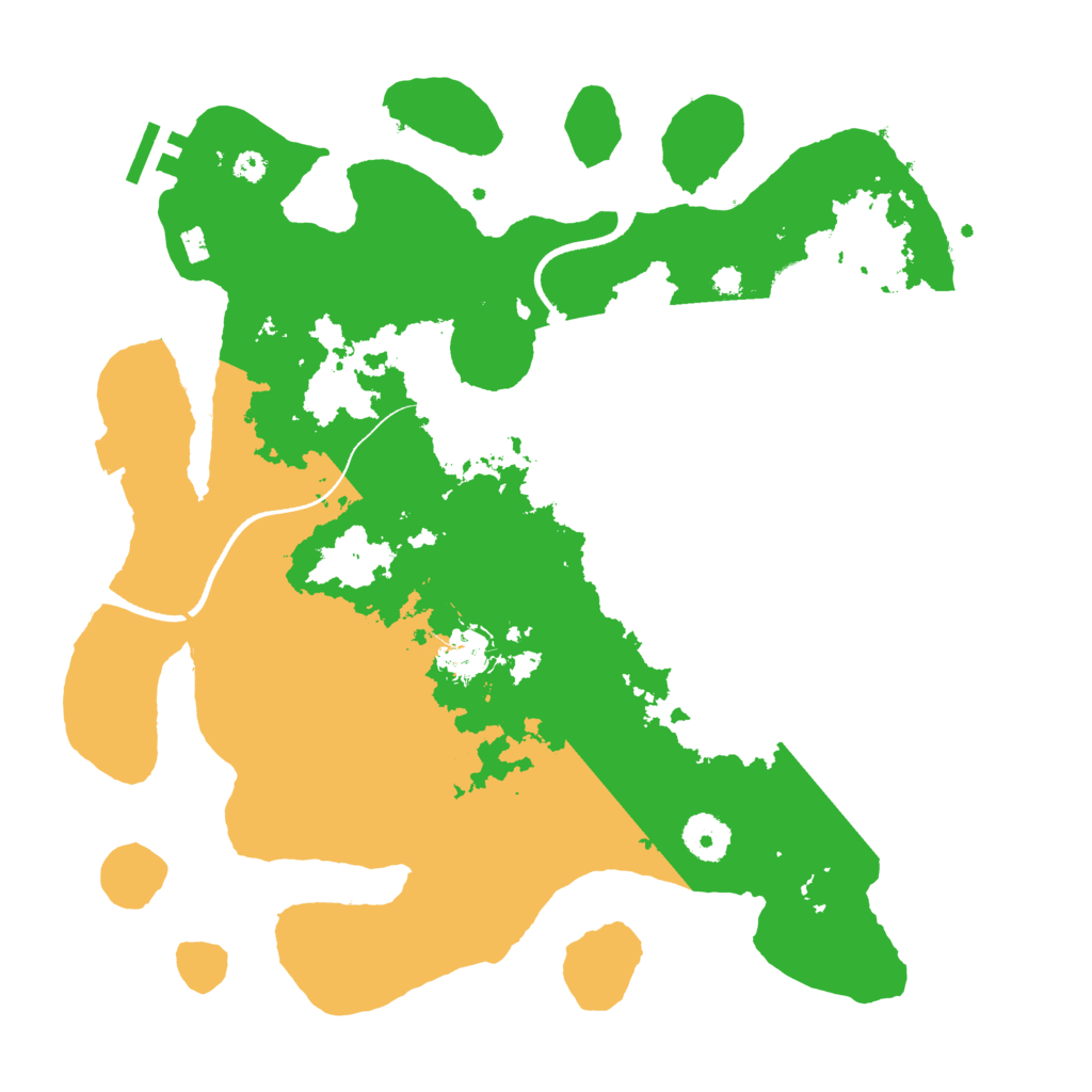 Biome Rust Map: Procedural Map, Size: 3500, Seed: 847270