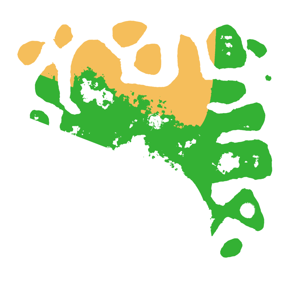 Biome Rust Map: Barren, Size: 3500, Seed: 2211821