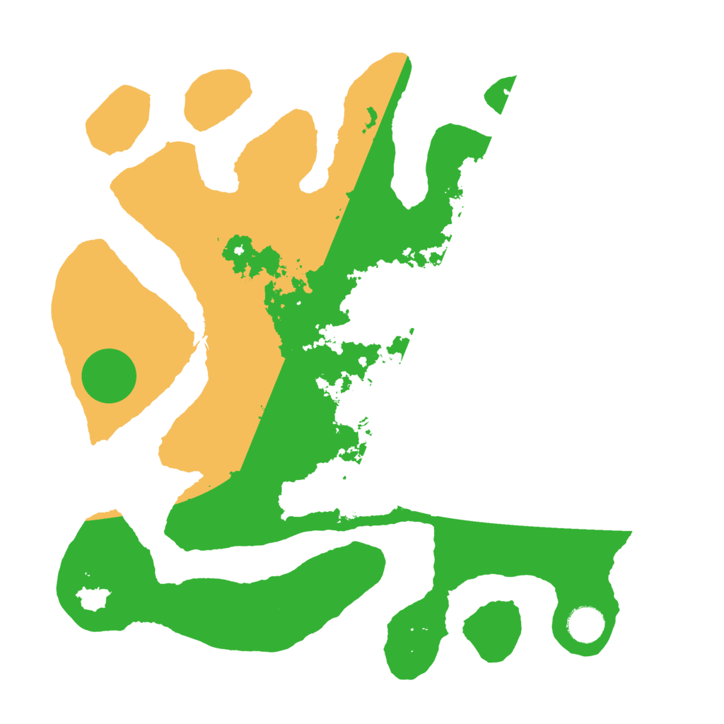 Biome Rust Map: Barren, Size: 3500, Seed: 5591933