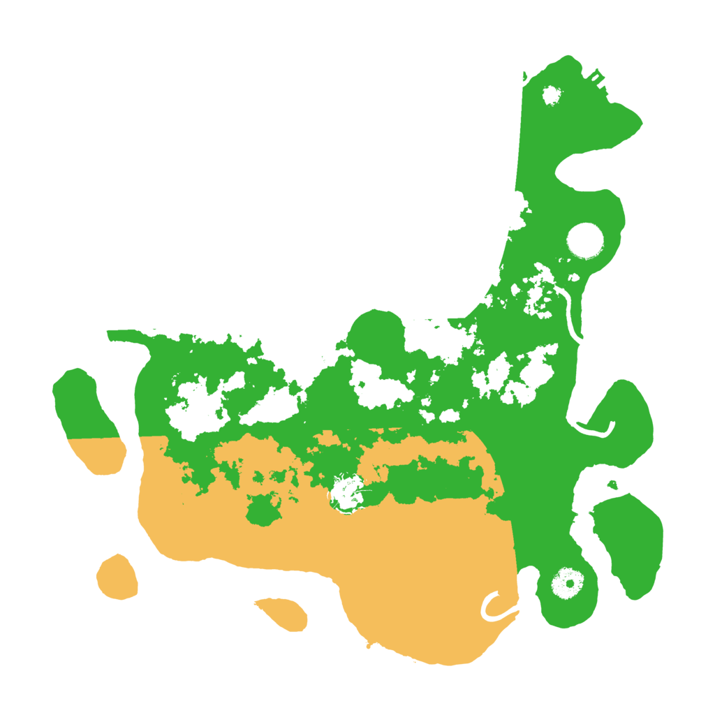 Biome Rust Map: Procedural Map, Size: 3500, Seed: 1821250