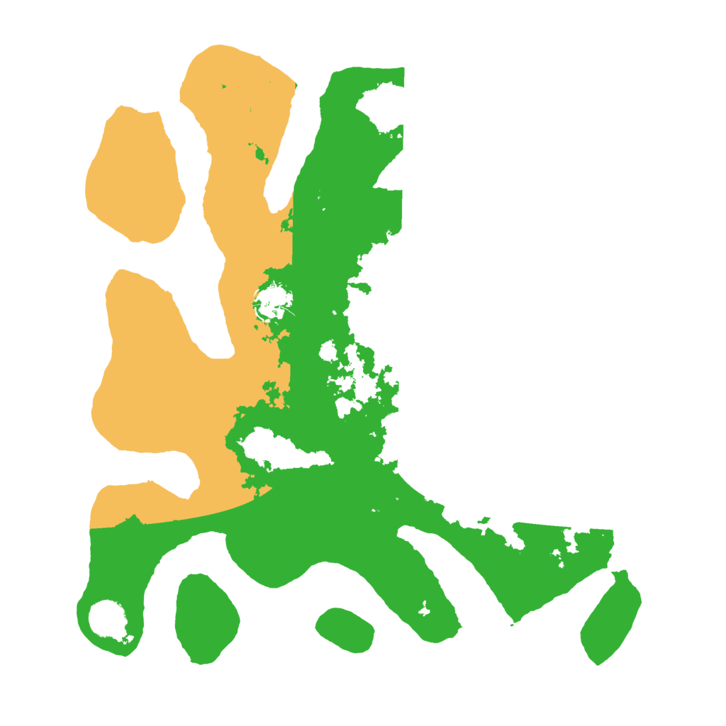 Biome Rust Map: Barren, Size: 3500, Seed: 3027459