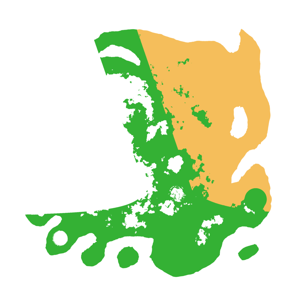 Biome Rust Map: Barren, Size: 3500, Seed: 5372505