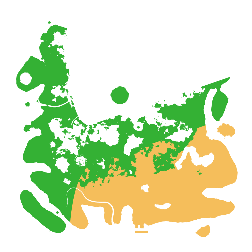 Biome Rust Map: Procedural Map, Size: 4000, Seed: 3063327