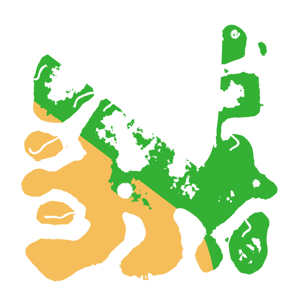 Biome Rust Map: Procedural Map, Size: 3500, Seed: 3988481