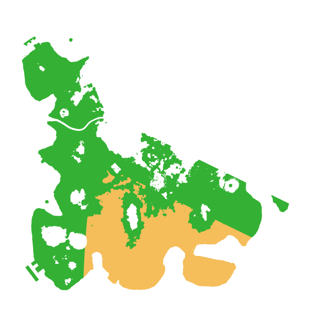 Biome Rust Map: Procedural Map, Size: 3500, Seed: 5120970