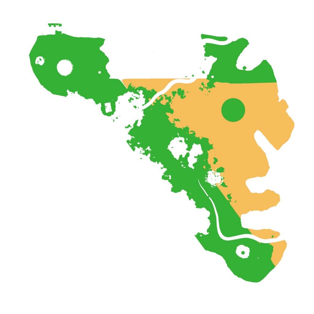 Biome Rust Map: Procedural Map, Size: 3500, Seed: 1376456