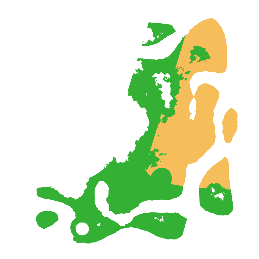 Biome Rust Map: Barren, Size: 3500, Seed: 4761113