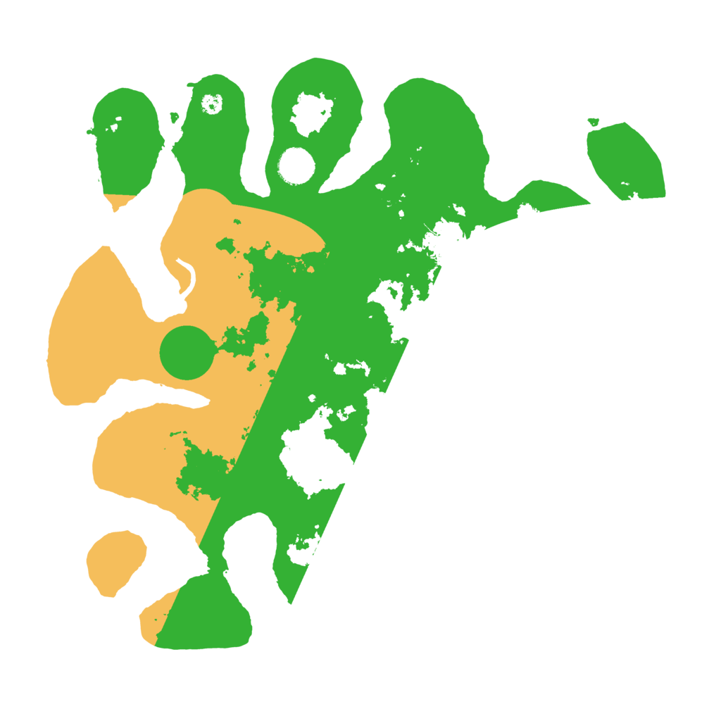 Biome Rust Map: Procedural Map, Size: 3500, Seed: 2503655