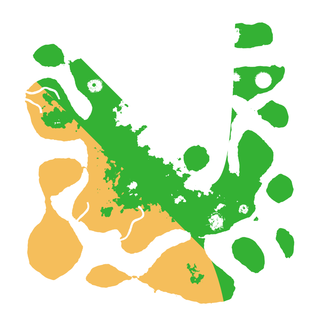 Biome Rust Map: Procedural Map, Size: 3500, Seed: 5506313