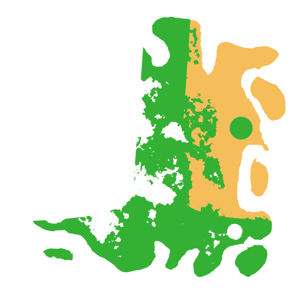 Biome Rust Map: Barren, Size: 3500, Seed: 2571384