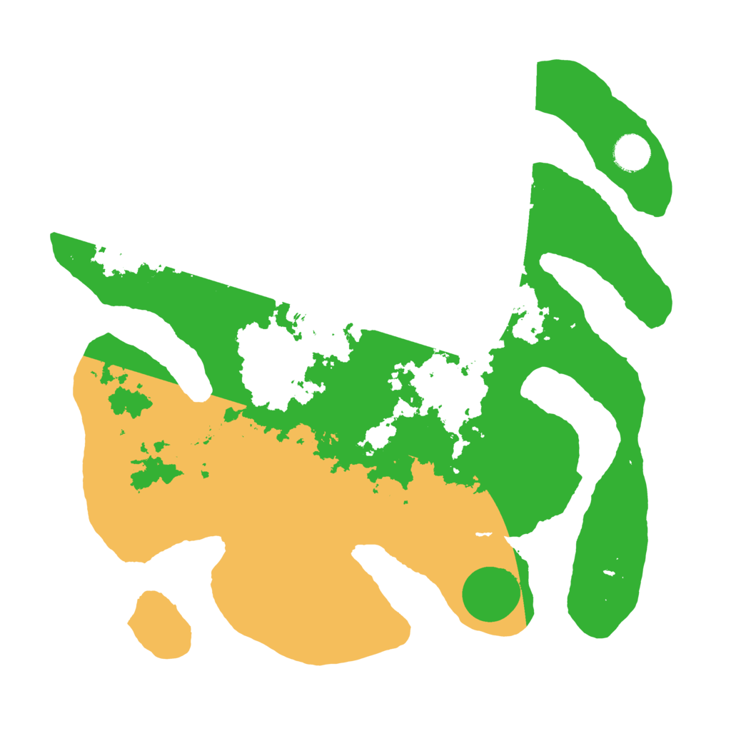 Biome Rust Map: Barren, Size: 3500, Seed: 5536367