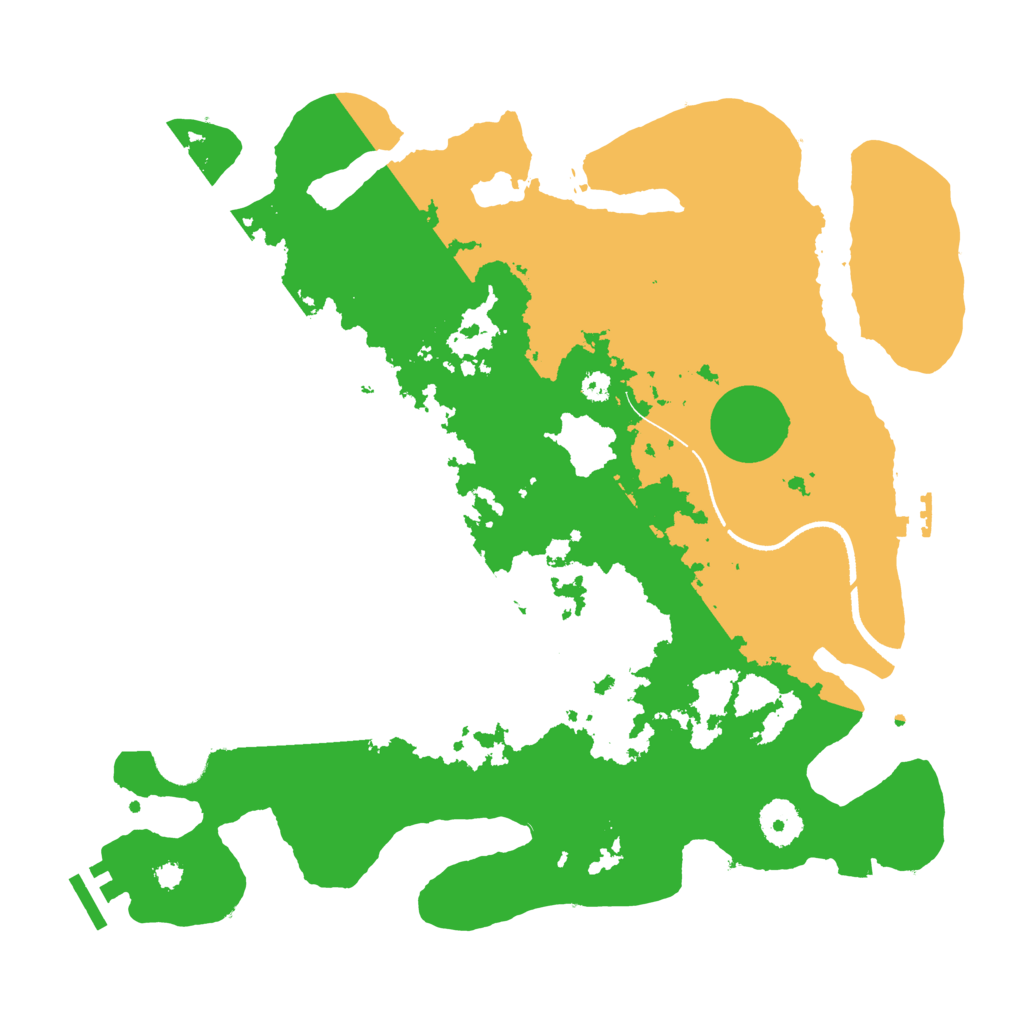Biome Rust Map: Procedural Map, Size: 3500, Seed: 506213