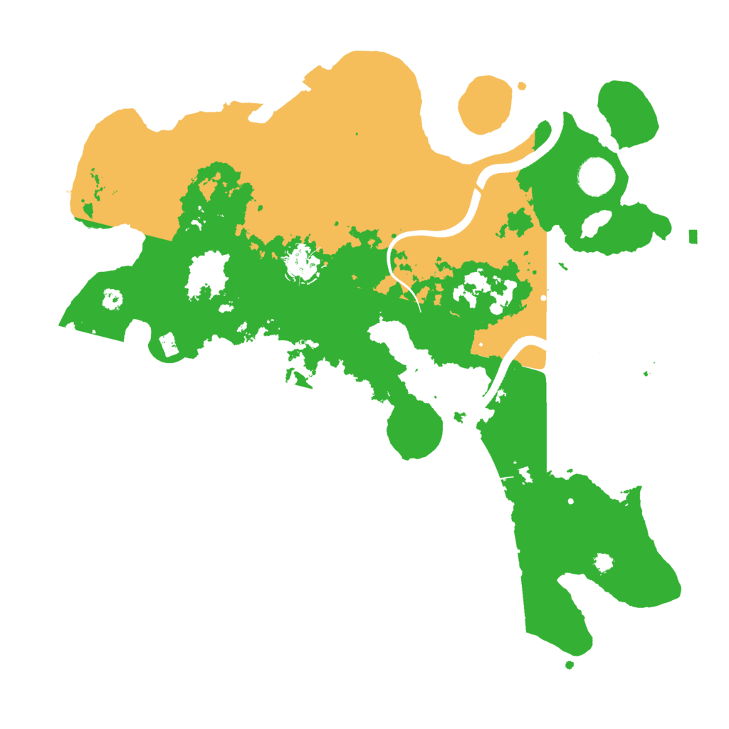 Biome Rust Map: Procedural Map, Size: 3500, Seed: 5603461