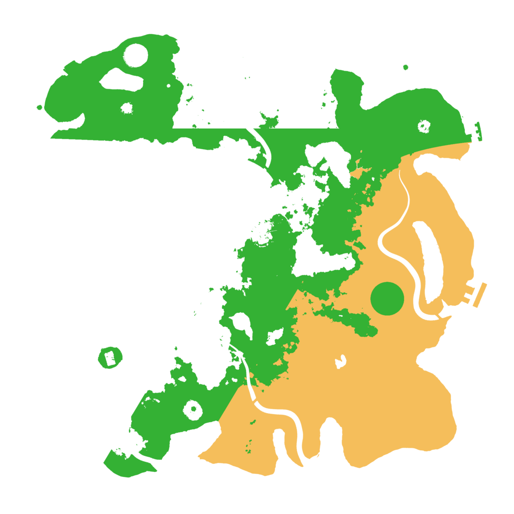 Biome Rust Map: Procedural Map, Size: 4050, Seed: 770034956
