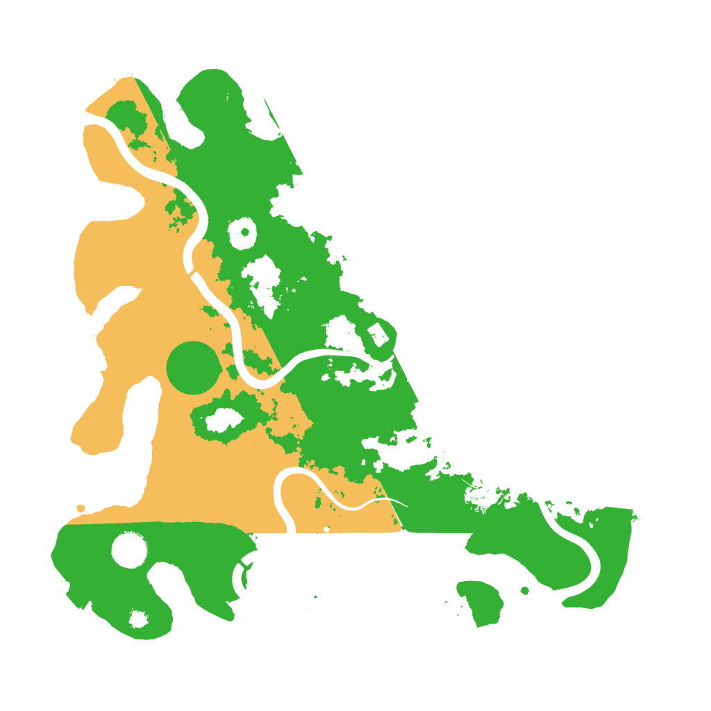 Biome Rust Map: Procedural Map, Size: 3500, Seed: 6262441