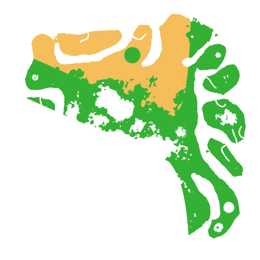 Biome Rust Map: Procedural Map, Size: 4250, Seed: 2500023