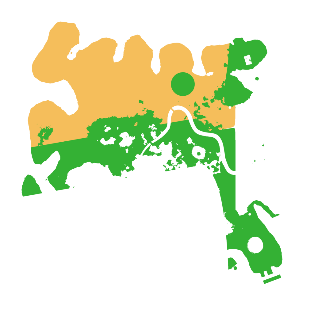 Biome Rust Map: Procedural Map, Size: 3500, Seed: 6030480