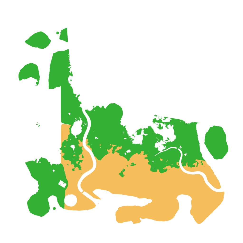 Biome Rust Map: Procedural Map, Size: 3500, Seed: 2083509