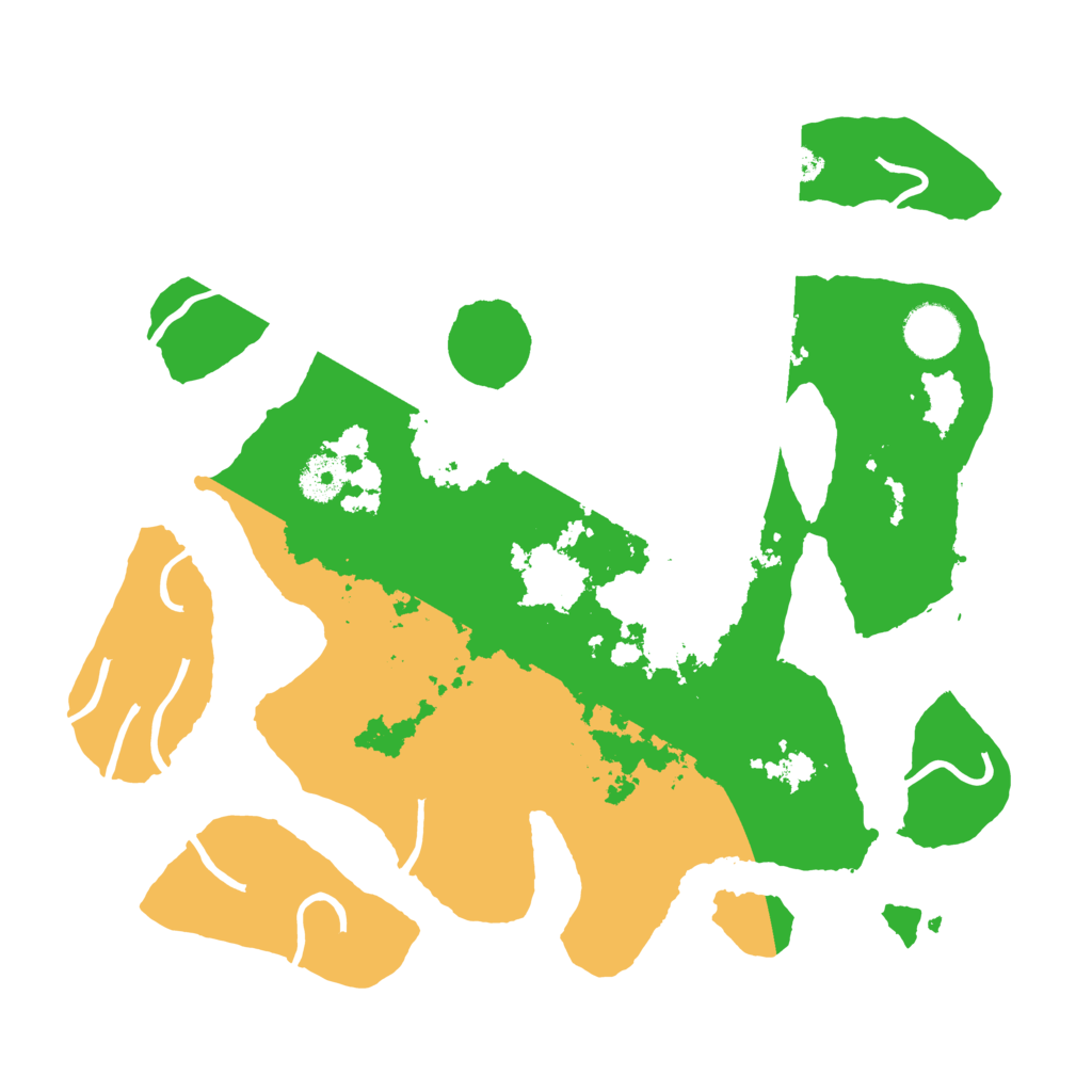 Biome Rust Map: Procedural Map, Size: 3500, Seed: 4206972