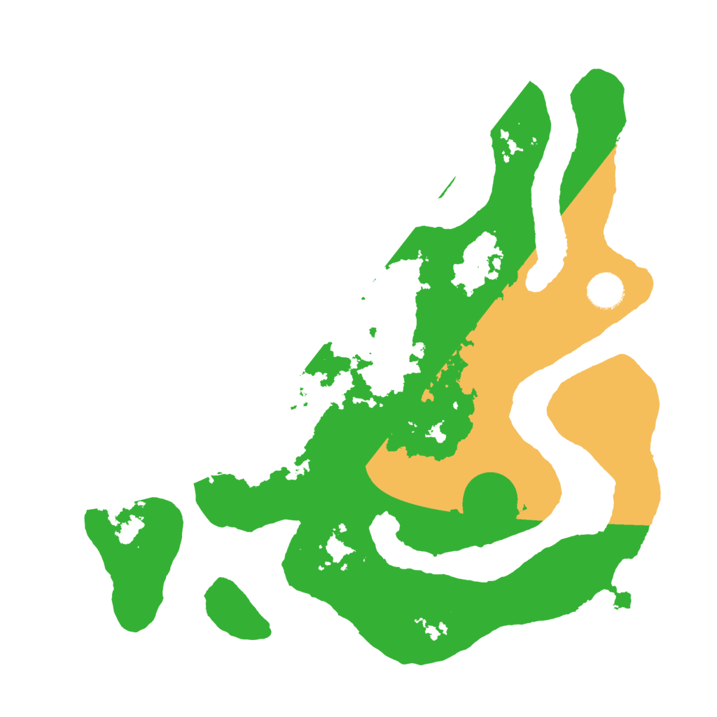 Biome Rust Map: Barren, Size: 3500, Seed: 3405912