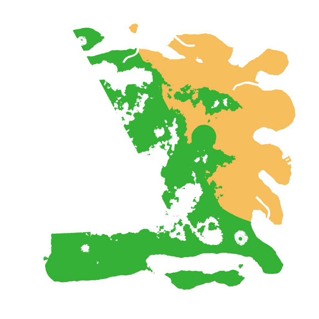 Biome Rust Map: Procedural Map, Size: 3500, Seed: 5670637