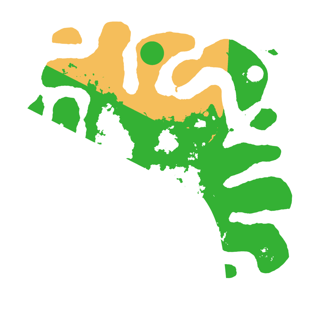 Biome Rust Map: Barren, Size: 3500, Seed: 937860