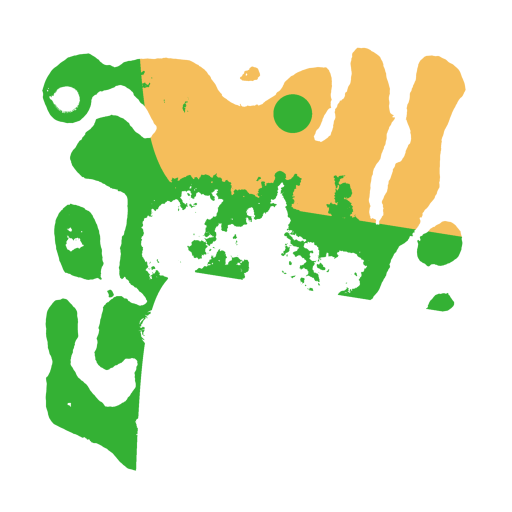 Biome Rust Map: Barren, Size: 3500, Seed: 3979418