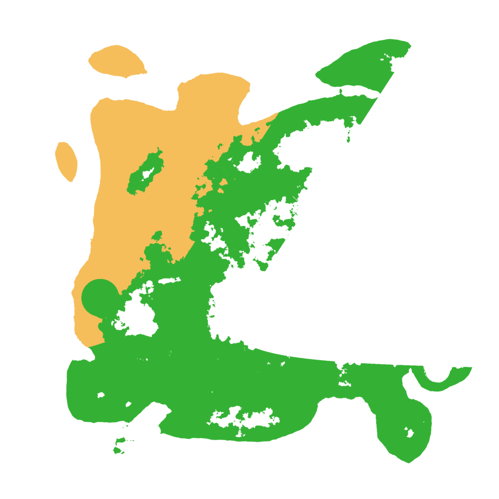Biome Rust Map: Barren, Size: 3500, Seed: 4029531