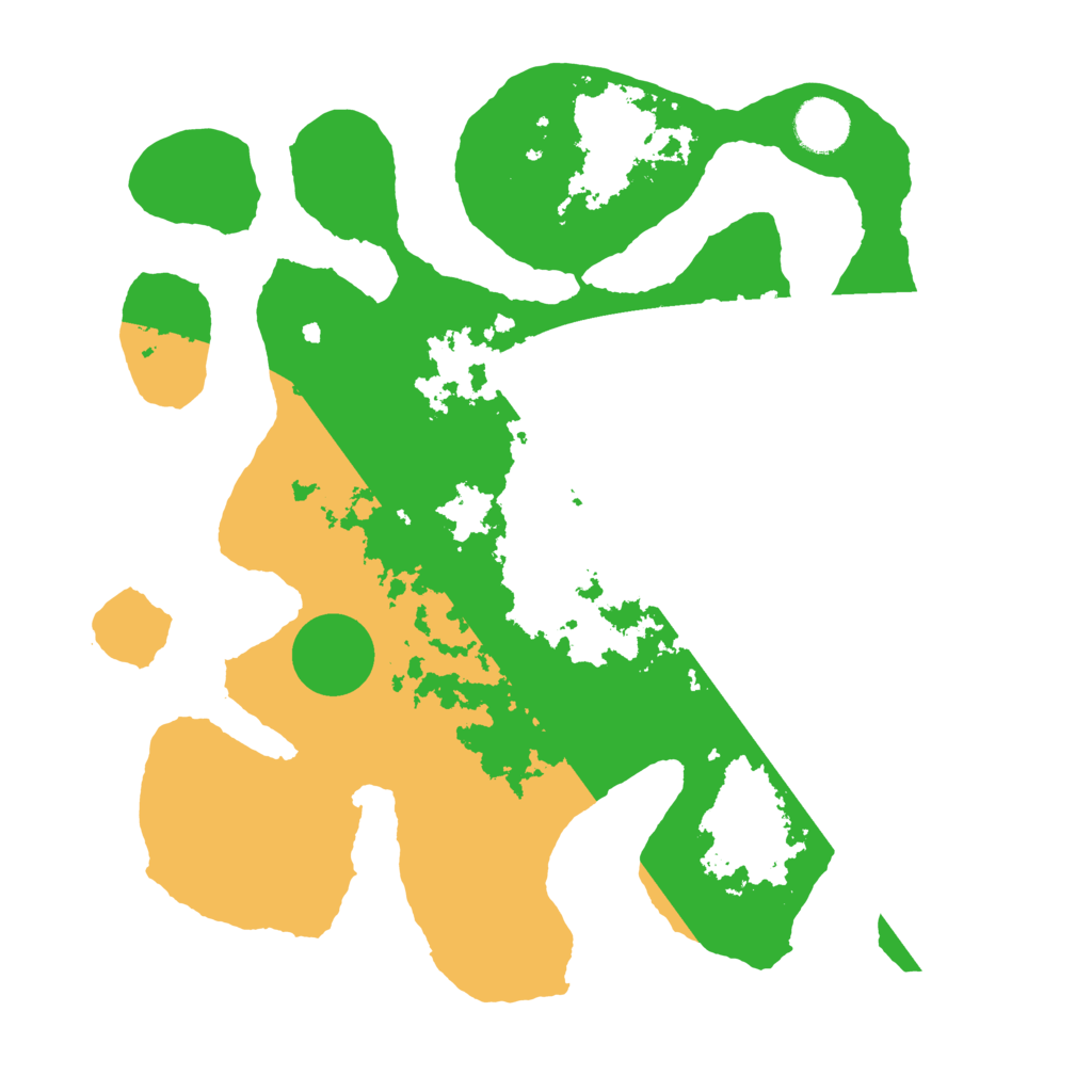 Biome Rust Map: Barren, Size: 3500, Seed: 763075