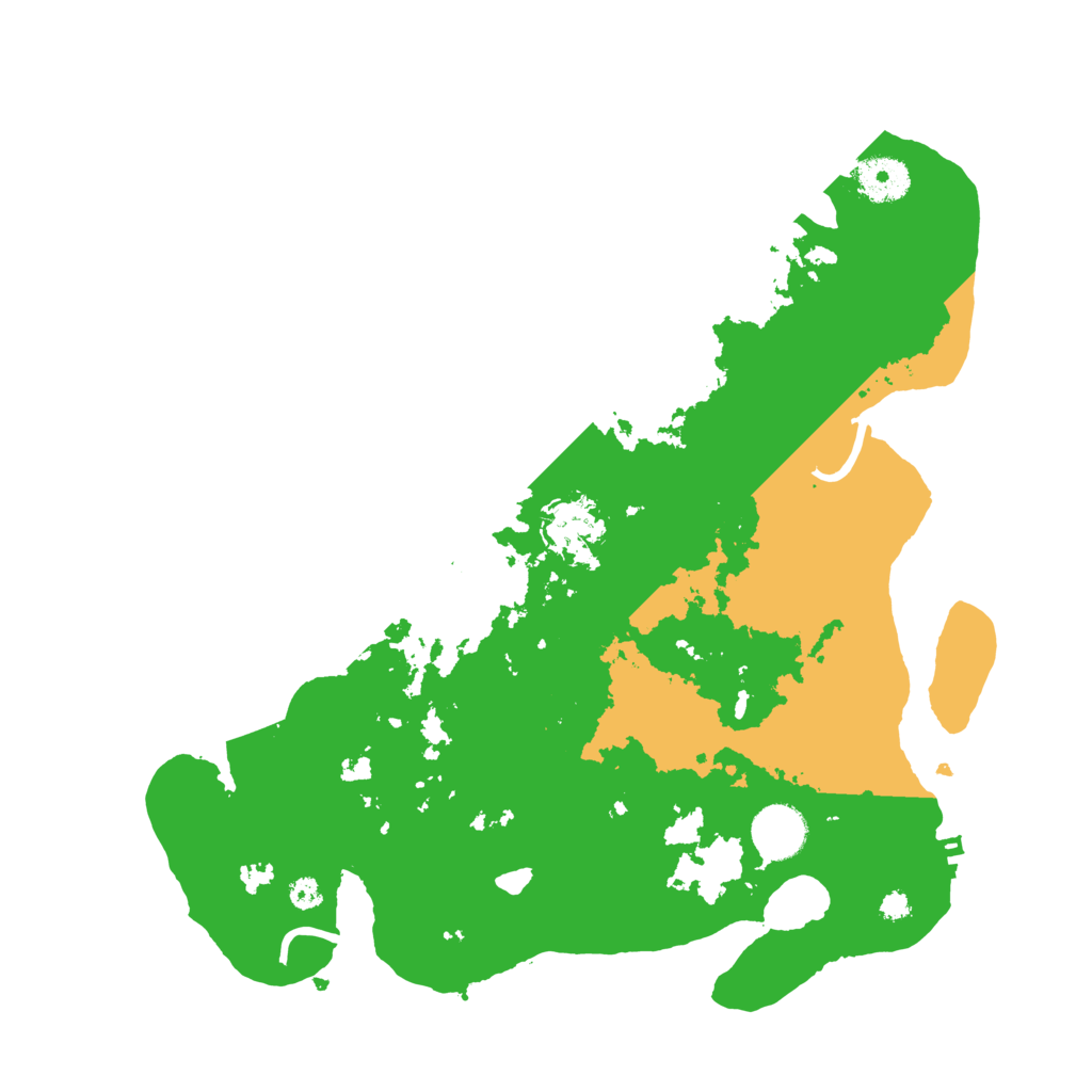 Biome Rust Map: Procedural Map, Size: 3500, Seed: 5896593