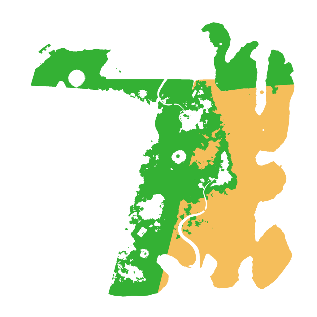 Biome Rust Map: Procedural Map, Size: 3500, Seed: 3976759