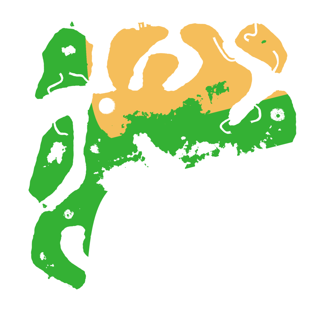 Biome Rust Map: Procedural Map, Size: 3500, Seed: 2118617290